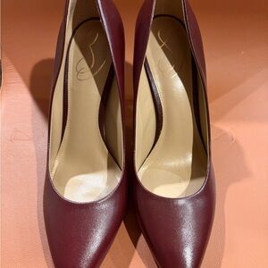 BCBGMaxAzria Burgundy Heels